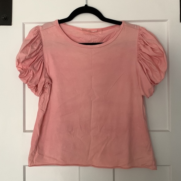 LoveShackFancy pink tee - Picture 1 of 5